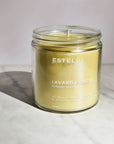 Lavanda Coco Essential Oil Organic Beeswax Candle