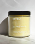Lavanda Coco Essential Oil Organic Beeswax Candle
