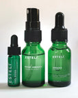ESTELÍ Discovery Ritual with Rosa Jamaica face mist, Oro Rosa face oil, and Verano body oil