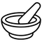 Mortar and pestle icon
