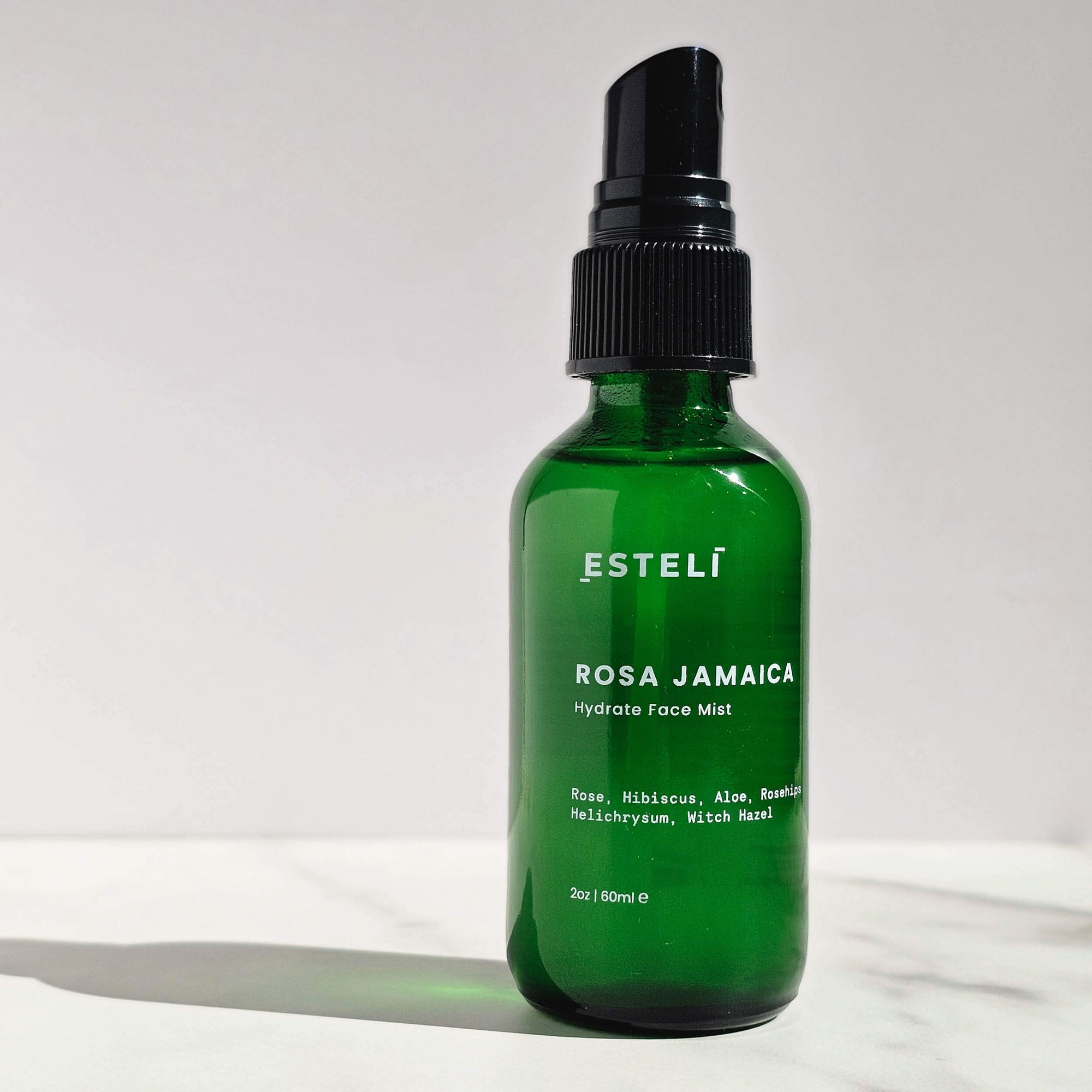 Rosa Jamaica botanical face mist for light hydration and refreshment
