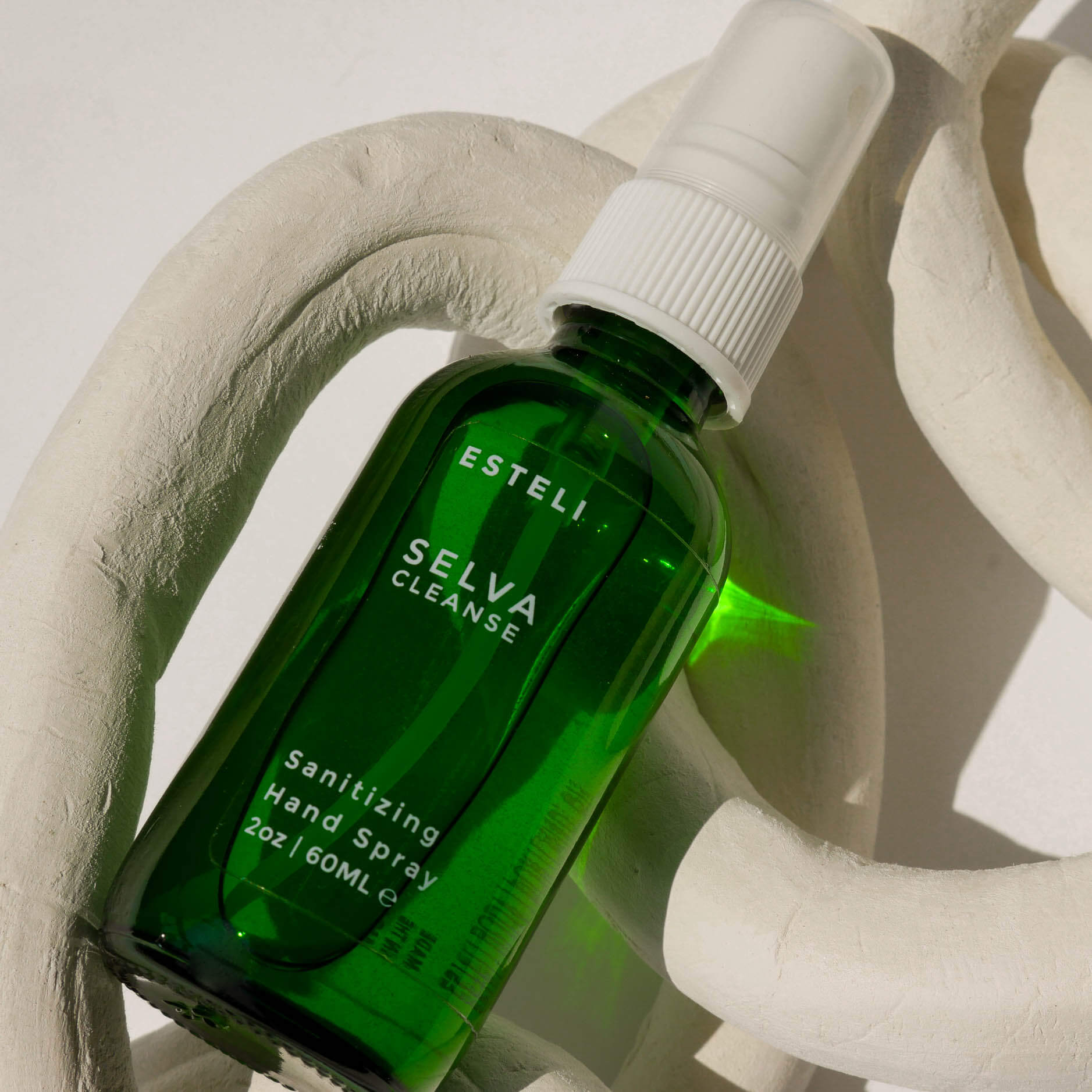 Selva botanical hand sanitizing spray with ylang ylang, grapefruit, and bergamot FCF