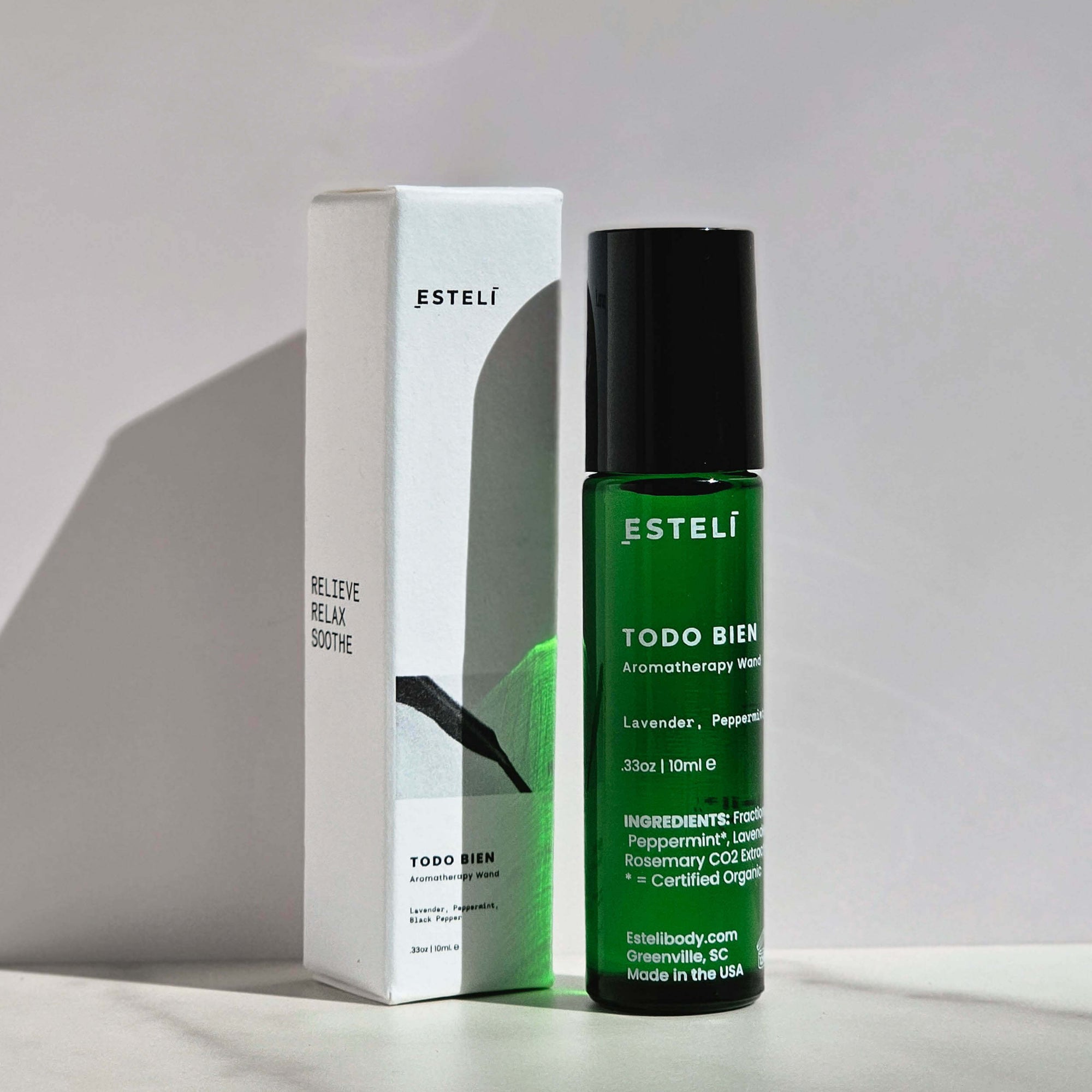 Todo Bien botanical aromatherapy roller bottle by ESTELÍ
