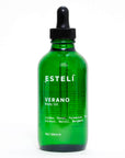 Verano Body Oil in green glass bottle with dropper